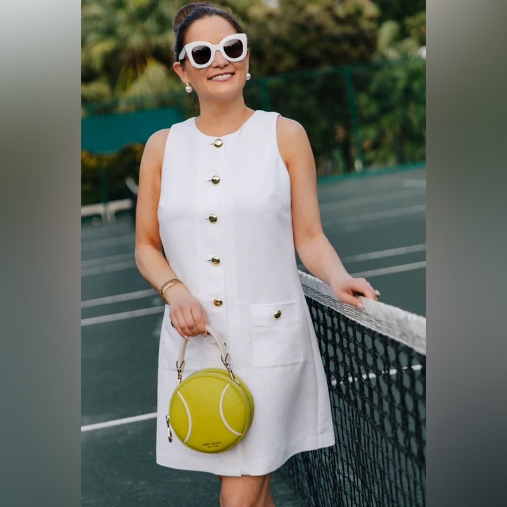 NWT SAIL to SABLE Grace Sleeveless Button Front Shift Dress